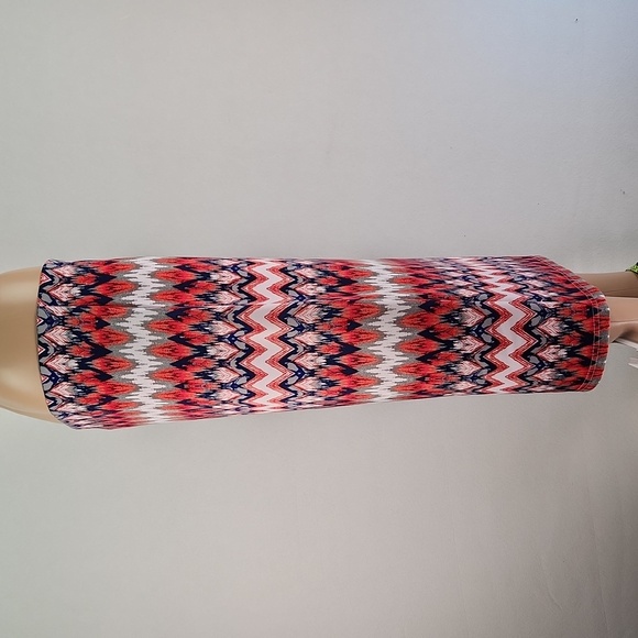 SEQUIN HEART Patterned Pencil Skirt Size L - Picture 3 of 14